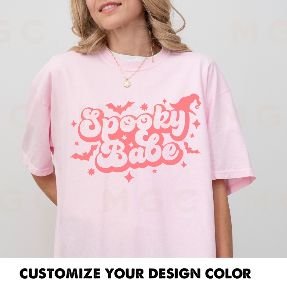 Comfort Colors Spooky Babe Halloween Shirt